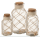 Vase Sand Muschel Glas Transparent Large