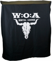 Die original Strandkorb-King Schutzhülle WOA Edition, schwarz, schwere Ausführung