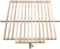Strandkorb-King Schutzgitter Teak für 2 Sitzer 125cm
