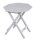 Tisch GLENDALE, achteckig, klappbar, Eukalyptus, weiß lackiert