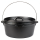 Dutch Oven 5 Liter Fassungsvermögen, Gusseisen, schwarz