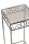 Metall Beistelltische 3er Set Farbe Greige