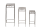 Metall Beistelltische 3er Set Farbe Greige