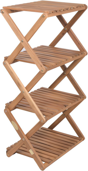 Pflanzregal TULSA mit 4 Ebenen Akazie, geölt