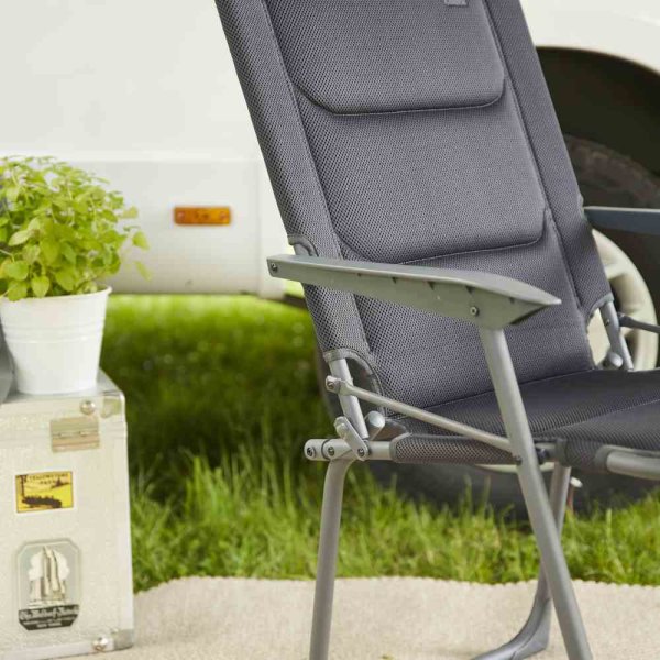 Campingstuhl Premium anthrazit Alu / 2D Mesh, 89,95