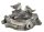 Gartenfigur VÖGEL, Vögel mit Vogelbad