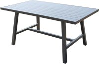 Tisch DENIA, Aluminium 160cm x 90 cm x 74cm