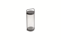 KETTLIGHT ROUND Laterne Ø17,1cm, Höhe 45cm, grau