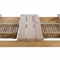 Falun Ausziehtisch 150/175/200cm x 100cm x 74cm Gestell und Tischplatte Akazienholz natur geölt