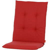 MIRACH Sesselauflage 110cm Dessin Uni rot, 100% Baumwolle