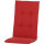 MIRACH Sesselauflage 120cm Dessin Uni rot, 100% Baumwolle