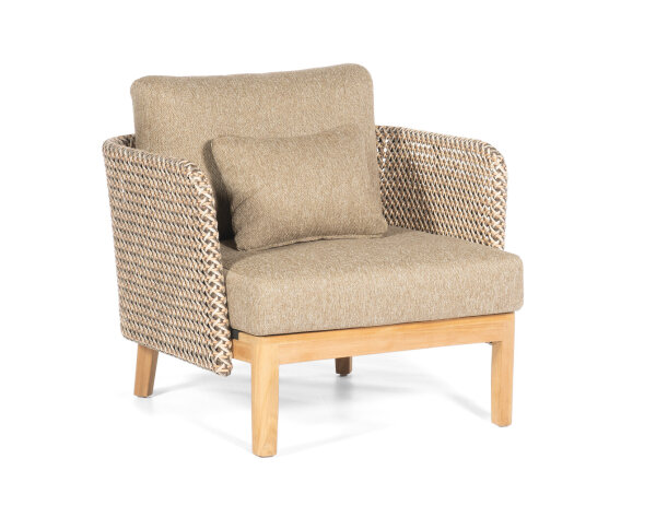 Lounge-Sessel CHEYENNE  java-brown rustic-honey