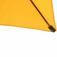 City Balkonschirm anthrazit/gelb, 160cm x 100cm Gestell Stahl anthrazit, Bezug 100% Polyester, 160g/m² gelb, Lichtschutzfaktor UPF 50+