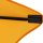 City Mittelstockschirm anthrazit/gelb 140cm x 210cm Gestell Stahl anthrazit, Bezug 100% Polyester, 160g/m² gelb, Lichtschutzfaktor UPF 50+