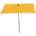 City Mittelstockschirm anthrazit/gelb 140cm x 210cm Gestell Stahl anthrazit, Bezug 100% Polyester, 160g/m² gelb, Lichtschutzfaktor UPF 50+