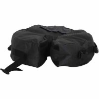 Sandsack für Schirmständer (bis 40kg füllbar) 300*600D anthrazit, mit Klett und Schnalle, mit Sand zu befüllen