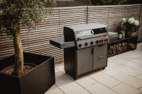 Hyde 6 SIKR Turbo 6-Brenner , 26kW, 800 °C Turbo Zone, Switch Grid, Infarot-Backburner und Seitenkocher