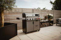 Hyde 6 SIKR Turbo 6-Brenner , 26kW, 800 °C Turbo Zone, Switch Grid, Infarot-Backburner und Seitenkocher