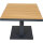 Talina Lift-Tisch 160cm x 90cm, Teak Gestell aus Aluminium in matt anthrazit, Tischplatte aus Teakholz in natur