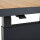 Talina Lift-Tisch 160cm x 90cm, Teak Gestell aus Aluminium in matt anthrazit, Tischplatte aus Teakholz in natur