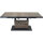 Talina Lift-Ausziehtisch 140/180cm x 90cm, washed-grey Gestell aus Aluminium in matt anthrazit, Tischplatte aus Keramik in washed grey
