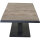 Talina Lift-Ausziehtisch 140/180cm x 90cm, washed-grey Gestell aus Aluminium in matt anthrazit, Tischplatte aus Keramik in washed grey