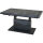 Talina Lift-Ausziehtisch 140/180cm x 90cm, wood-grey Gestell aus Aluminium in matt anthrazit, Tischplatte aus Keramik in wood grey