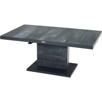 Talina Lift-Tisch 140cm x 85cm, wood-grey Gestell aus...