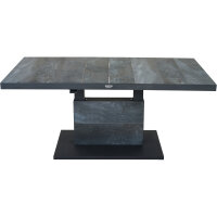 Talina Lift-Tisch 160cm x 90cm, wood-grey Gestell aus...