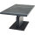 Talina Lift-Tisch 160cm x 90cm, wood-grey Gestell aus Aluminium in matt anthrazit, Tischplatte aus Keramik in wood grey