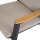 Cortina Move Sessel, natur Alu, Rope, Armlehnen Teak