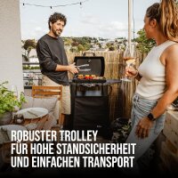 Urban II + Trolley / Gasgrill, Tischgrill mit 4,4kW