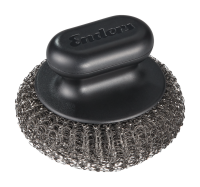 Grillbürste Rund mit Edelstahl-Mesh