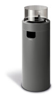 Terrassenfeuer NOVA LED L - grey / black 50mbar