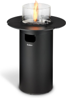 Terrassenfeuer NOVA M black / silver 50mbar inkl....
