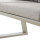 Repton Bank 3er / seidengrau, taupe / Aluminium / inkl. Kissen