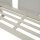 Repton Bank 3er / seidengrau, taupe / Aluminium / inkl. Kissen
