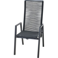 Bologna Move ant/Rope sw Alu m-anth Rope o. Kissen