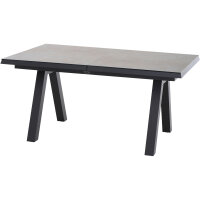 Tirana Ausziehtisch 160/200cm, anthrazit / hell-beton,...