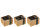 Tasse Liebe Keramik Schwarz 3er Set