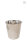 Eiseimer / Sektkühler, Rund, Leder, Beige