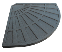 Einlegeplatte für Schirmständer14kg, Beschwerer...