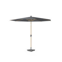 Mittelstockschirm Riva Ø300 Teak look / Anthrazit