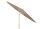 Mittelstockschirm Riva Ø300 Teak look / Taupe