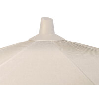 Mittelstockschirm Riva Ø300 Sandstone / Elfenbein