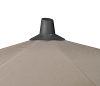 Mittelstockschirm Riva Ø400 Anthrazit / Ecru