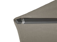 Mittelstockschirm Riva Ø400 Anthrazit / Ecru