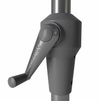 Mittelstockschirm Riva Ø400 Anthrazit / Ecru
