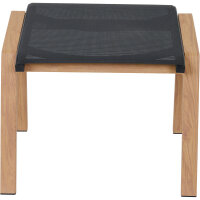 CATANIA Dining Hocker Aluminiumgestell in teaklook,...
