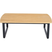 CLIFTON Loungetisch Teak Gestell aus Aluminium matt...